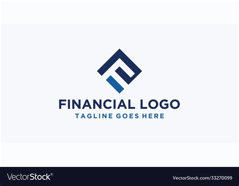 F square logo design inspiration Royalty Free Vector Image