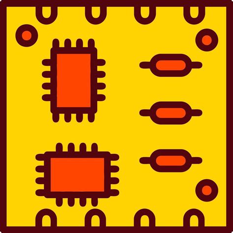 Pcb Board Vector Icon 15558100 Vector Art at Vecteezy