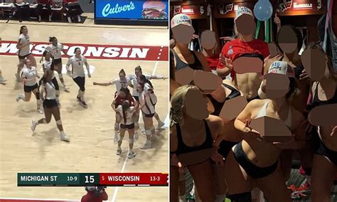 University of Wisconsin women's volleyball players return to the court ...