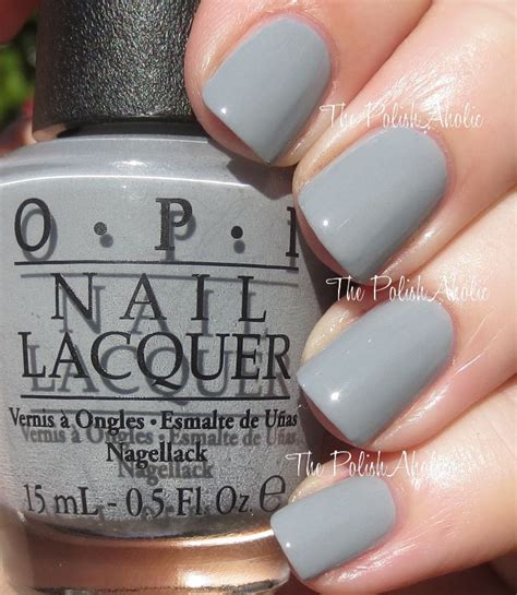 OPI Fifty Shades of Grey Collection Swatches | Nail polish, Grey gel nails, Opi gel nails