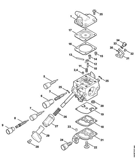 Demystifying the Stihl MS211 Carburetor: A Detailed Diagram and Guide