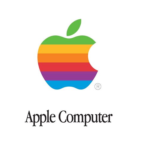 Old Macintosh Logo - LogoDix