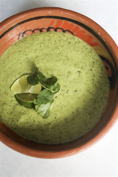 Poblano Cream Sauce (Culichi Salsa) - Seasoned to Taste