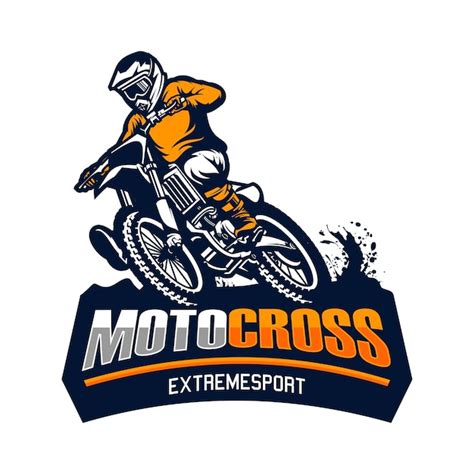 Logo motocross | Vector Premium