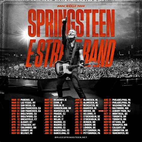 Bruce Springsteen and The E Street Band Kick Off 2024 World Tour This Month | Grateful Web