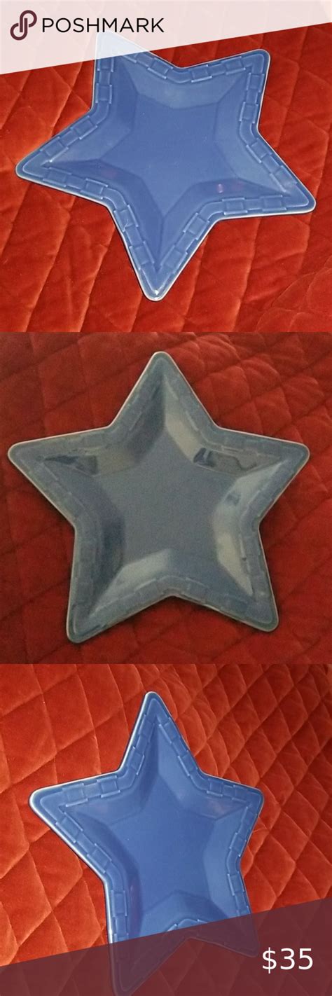 Longaberger Star Pottery Dish | Blue pottery, Pottery dishes, Pottery