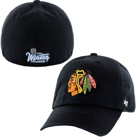 Chicago Blackhawks '47 Brand 2015 NHL Winter Classic Franchise Fitted ...