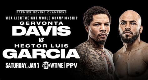 Gervonta Davis vs. Hector Luis Garcia 1/7/23 2023 WatchWrestling