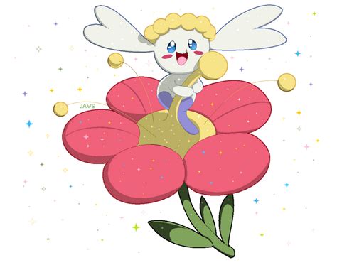 Shiny Flabebe by Willow-Pendragon on DeviantArt