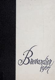 Brevard High School - Brevardier Yearbook (Brevard, NC), Class of 1967, Cover