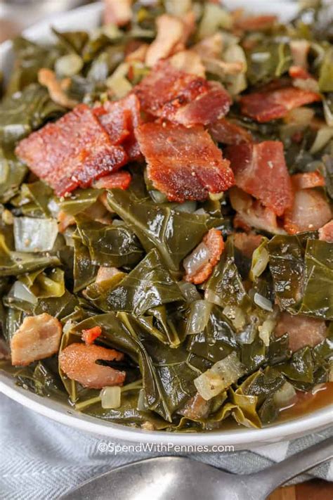 Collard Greens {Easy Southern-Inspired Recipe!} - Spend With Pennies