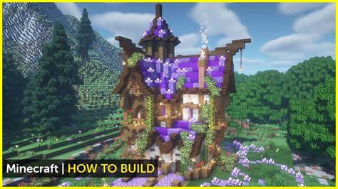 Minecraft How to Build a Fantasy Wizard House (Tutorial) - YouTube