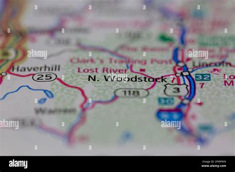 Map of north woodstock hi-res stock photography and images - Alamy