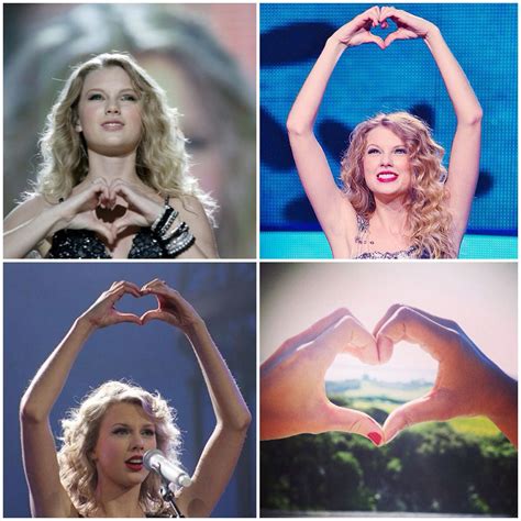 The hand heart over the years | Taylor swif, Taylor alison swift, Taylor swift