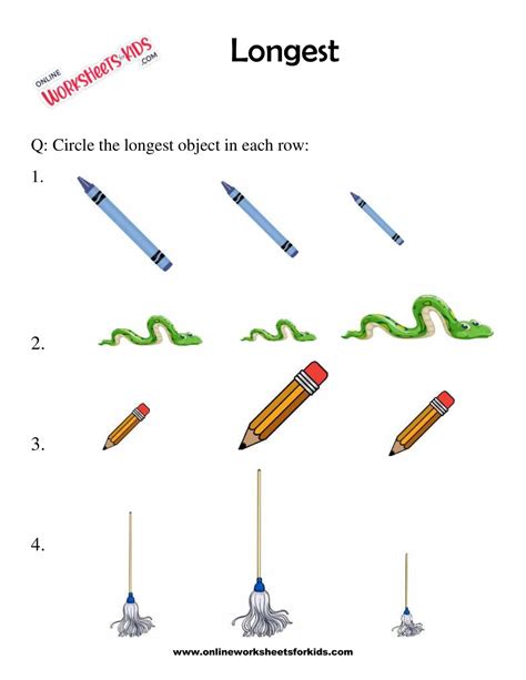 Find The Longest Or Shortest Object 1