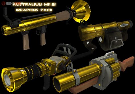 Australium MK.III Weapons Pack Part 1 » TF2 - Skins Packs | GAMEMODD