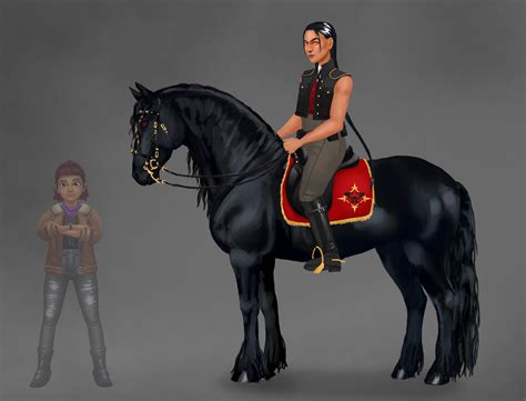 Official Star Stable concept art of Sabine- by Matilda Geijer (Concept artist at SSO) : StarStable