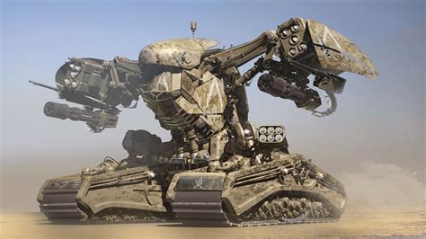 Mech-Tank, Mitchell Stuart on ArtStation at https://www.artstation.com ...