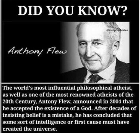 Anthony Flew | Life quotes, Bible truth, Apologetics