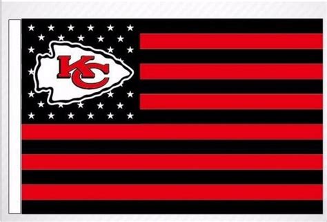 Kansas City Chiefs Flag in 2021 | Nfl kansas city chiefs, American flag ...