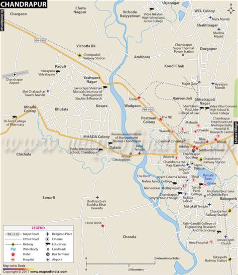 Chandrapur City Map