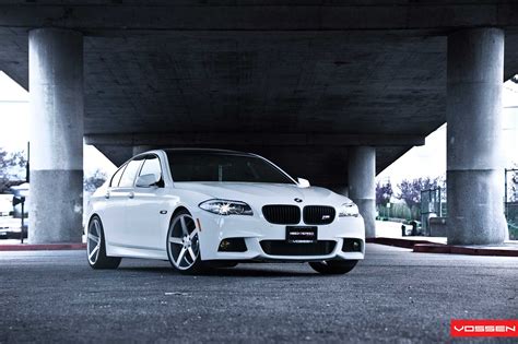 White BMW 5-Series Taken to Another Level with Custom Parts — CARiD.com ...