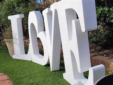 Giant 3D Foam Letters for Table Top of Yard or Gift , Baby Shower ...