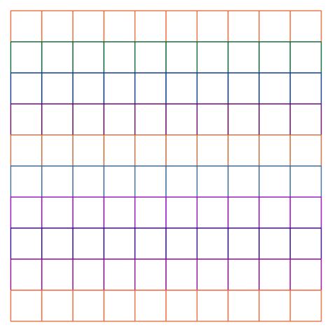 10 By 10 Grids - 10 Free PDF Printables | Printablee