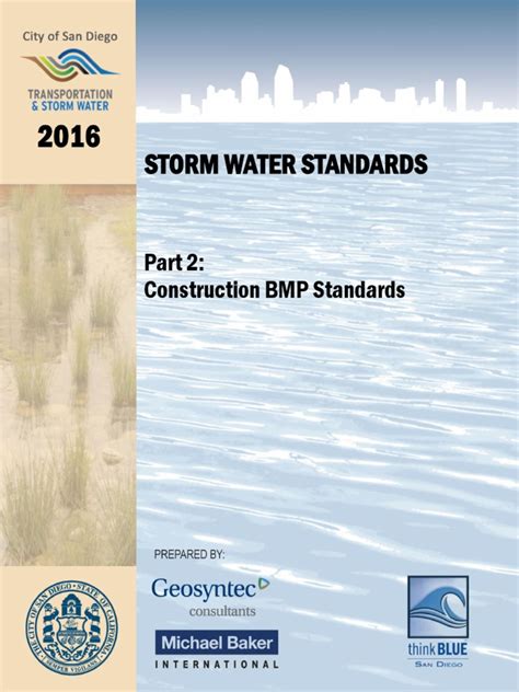 Storm Water Standards Manual 2016 2 | PDF | Clean Water Act | Stormwater