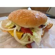 User added: Whopper Jr. w/Cheese (no bun): Calories, Nutrition Analysis & More | Fooducate