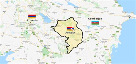 Republic of Artsakh map : r/MapPorn