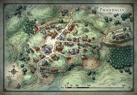 D&D Starter Set Maps | Fantasy city map, Adventure map, Fantasy city