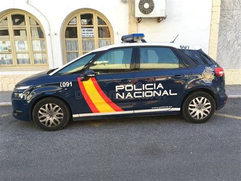 Spanish Police Car - Citroen C4 Editorial Stock Photo - Image of ...