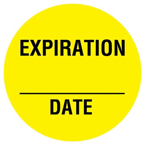 Expiration Date labels, 3/4" x 3/4" | United Ad Label