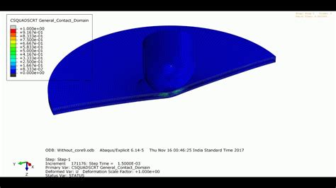 Delamination of composites due to impact - YouTube