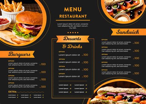 Restaurant Menu Card Design | Behance