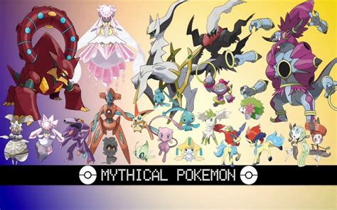 Top 5 Mythical Pokemon of all time