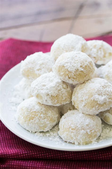 Snowball Cookies Recipe - Kristine's Kitchen