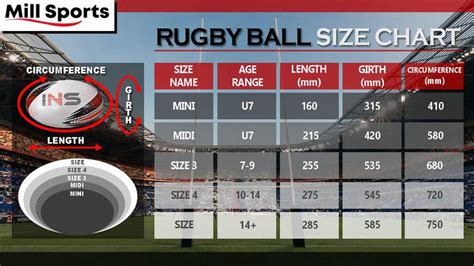 Entry #16 by xsevenx for Infographic/Image Designing - Rugby Ball Size ...