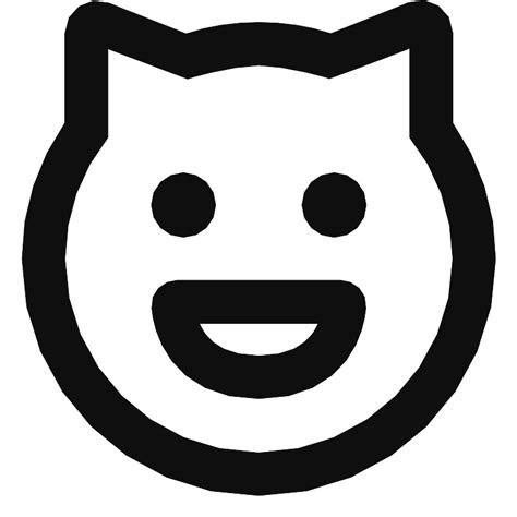 Emoji Cat Laugh Vector SVG Icon - SVG Repo