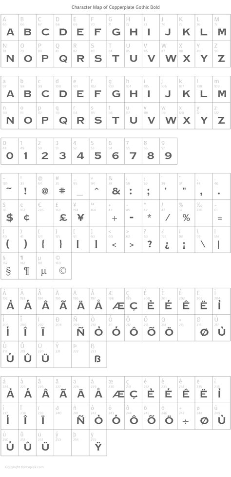 Copperplate Gothic Bold : Download For Free, View Sample Text, Rating And More On Fontsgeek.Com