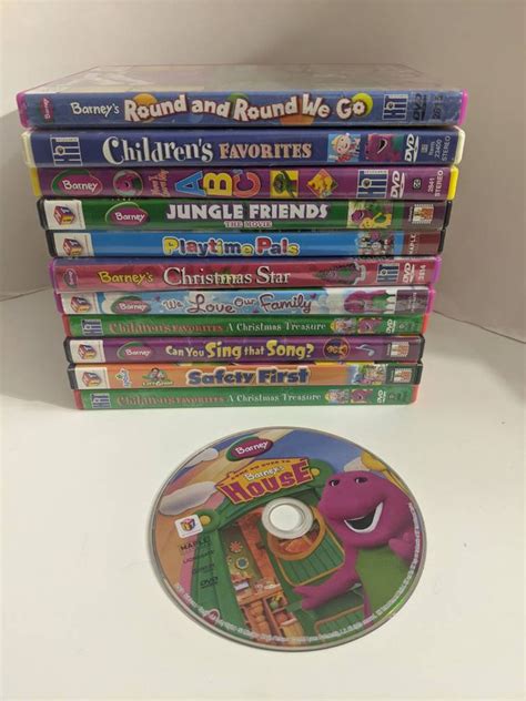 Lot of 11 Barney and Friends Dvds Cd Game Multipack Included - Etsy