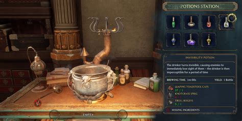 Hogwarts Legacy: Invisibility Potion Guide - How to Get the Recipe and Ingredients