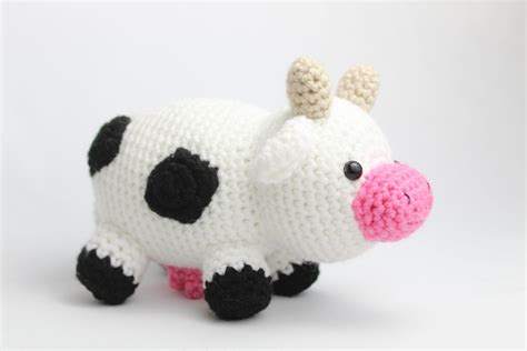 PATTERN crochet COW pdf tutorial how crochet cow pattern pdf cow amigurumi pattern amigurumi ...