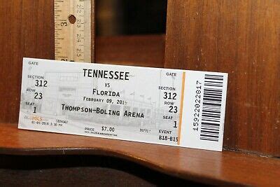 Vintage Ticket Stub UT Tennessee Vols Basketball 2018-2019 Florida | eBay