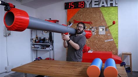 YouTube Personality And Tinkerer Scratch Built A Giant NERF Bazooka