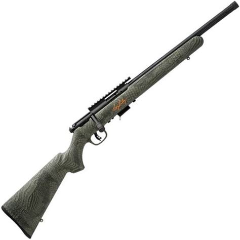 Savage Mark II FV-SR Landry Bolt Action Rimfire Rifle .22 LR 16.5" Barrel 5 Rounds Fluted and ...