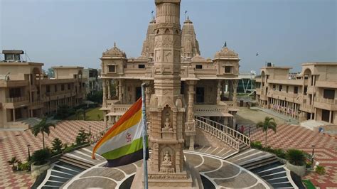 Aerial View Of Jain Temple In Suburbs Of Stock Footage SBV-313295093 - Storyblocks