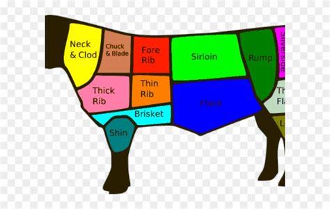 Cuts Of Beef Uk Clipart (#3818251) - PinClipart