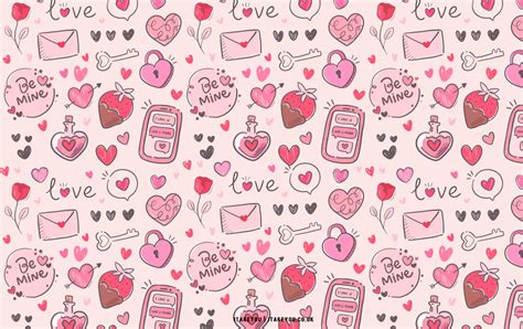 40+ Cute Valentine's Day Wallpaper Ideas : Mixed Cute Stuffs I Take You | Wedding Readings ...